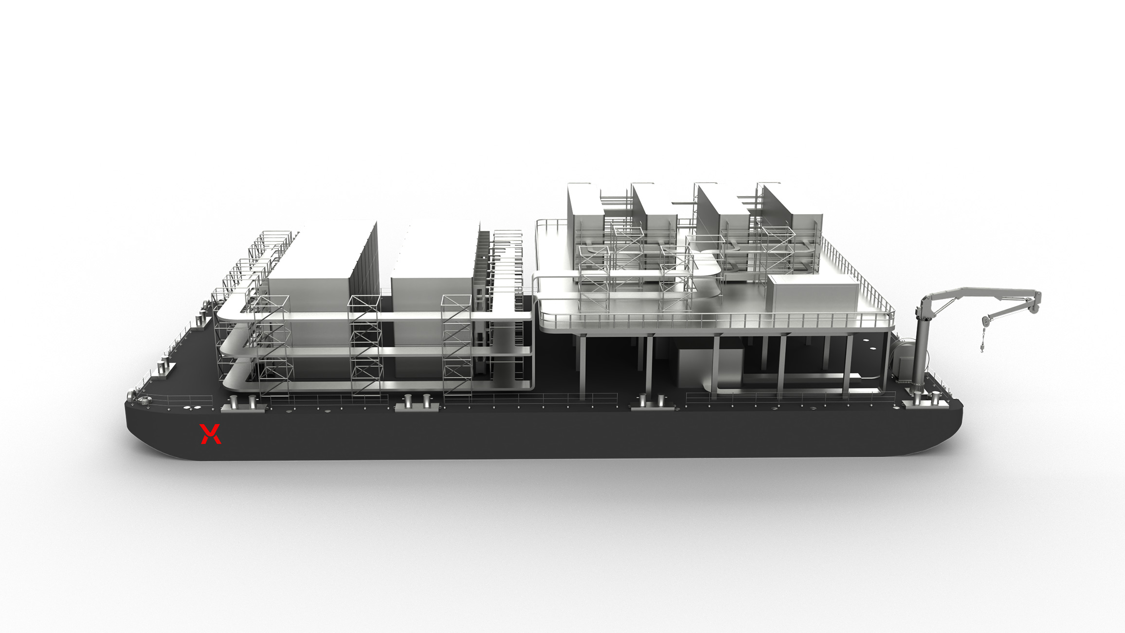 バージ型電気運搬船「Power Barge」を発表 - Newsroom - 株式会社海上